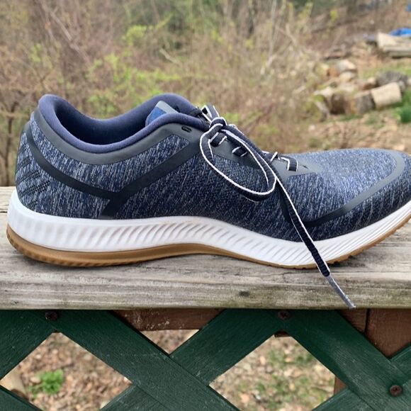 Adidas Womans Bounce Sneakers Sz 8 Navy - Picture 2 of 9